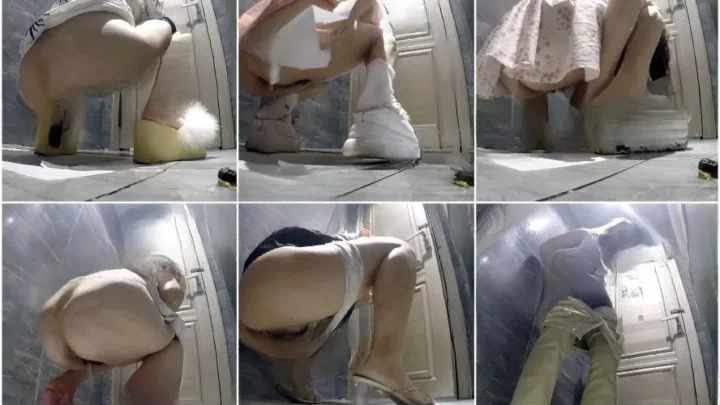 女子トイレ盗撮♥流出!KTV従業員が密かに狙う美尻
