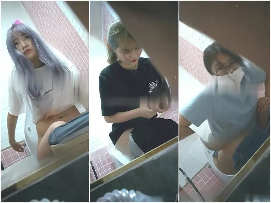 女子トイレ盗撮！美女の豪快オナラと覗き見の興奮