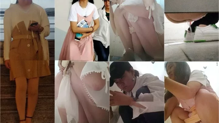 中国の公衆トイレで盗撮！美女の無防備な瞬間