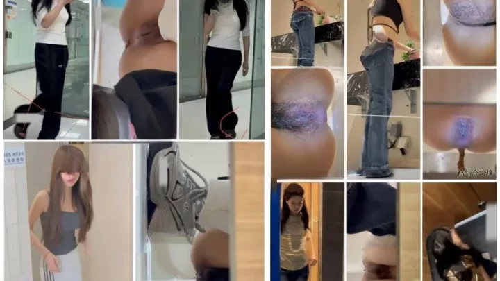 女子トイレの隠し撮り映像:人気配信者の秘められた姿