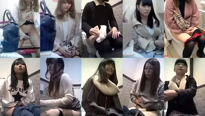 オフィスで発見！隠しカメラが捉えた女子トイレの秘め事