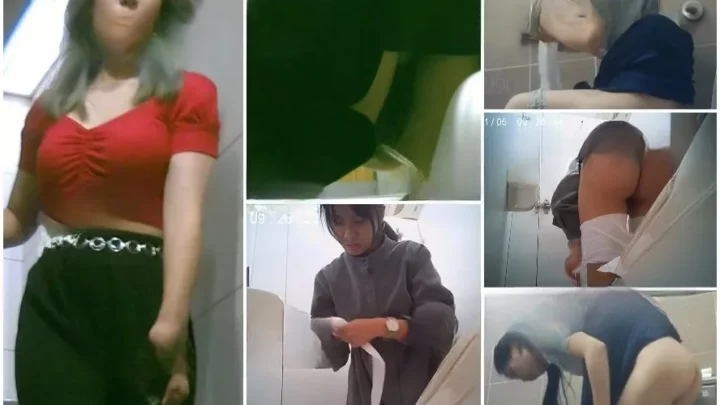 トイレで盗撮！美しき校花のひそやかなプライベート