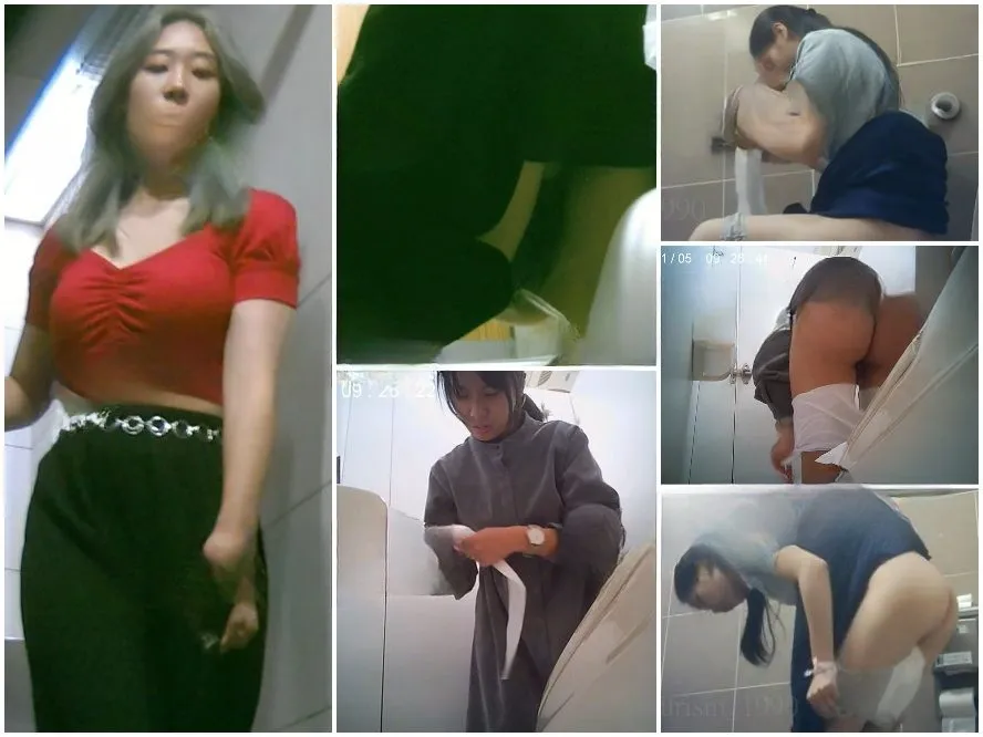 トイレで盗撮！美しき校花のひそやかなプライベート
