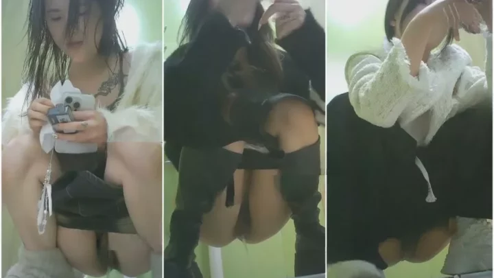 【流出】KTV・バー女子トイレの秘められた姿