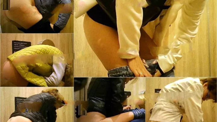 盗撮！公衆トイレで繰り広げられる秘め事の瞬間
