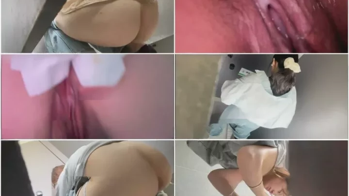 オフィスビルの女子トイレで盗撮！衝撃の密室