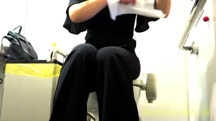人妻の秘密の衝動…トイレで魅せる禁断のオナニー のスクリーンショット 1