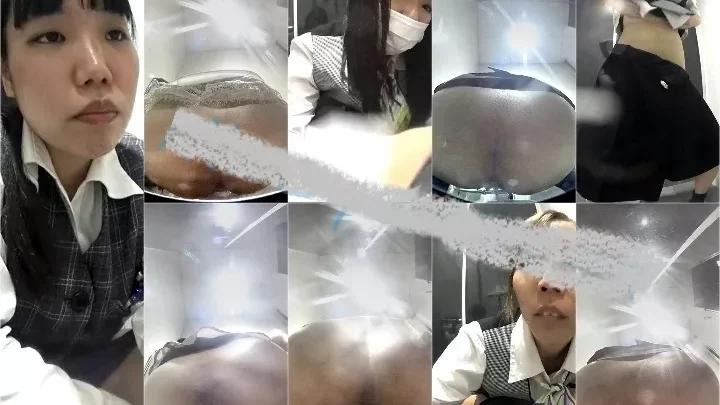 【盗撮】ショッピングモールでのトイレ盗撮