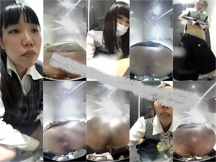 【盗撮】ショッピングモールでのトイレ盗撮
