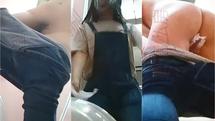 中国の公衆トイレで盗撮！美女を狙う隠しカメラ
