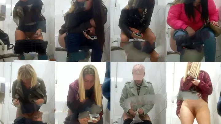 ショッピングセンターで秘密の覗き見!女の快感に迫る