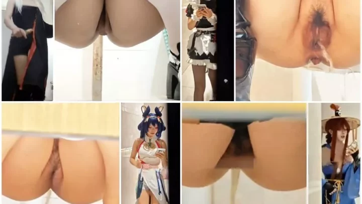 美麗コスプレイヤーの秘められた姿！トイレショット集 のスクリーンショット 2