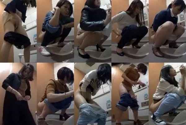 駅のトイレで盗撮！篠田麻○子似の美女が… のスクリーンショット 3