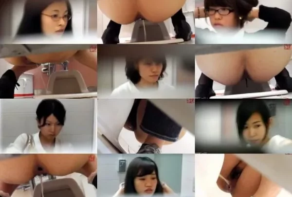 女子トイレ個室で隠し撮り！覗き見願望を刺激する決定的瞬間