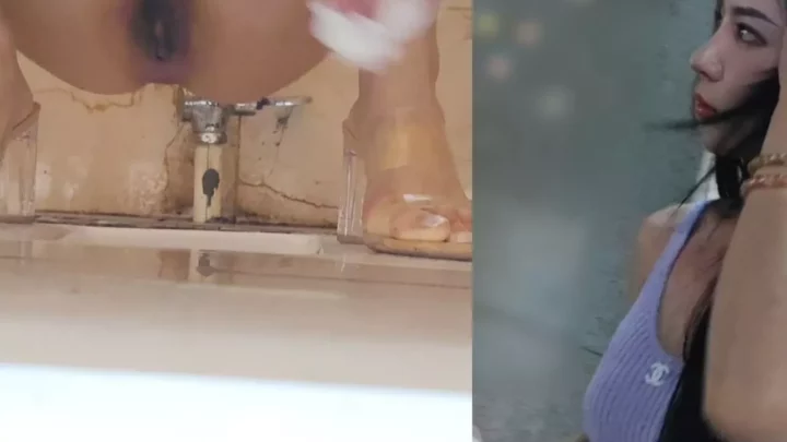 【中国トイレ盗撮】美人妻の秘密の瞬間を激写！ のスクリーンショット 1