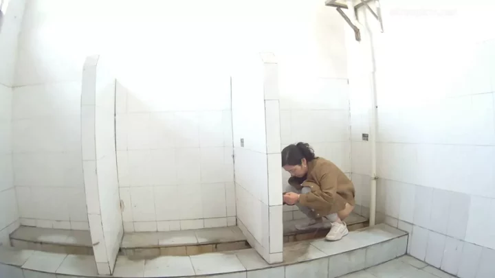 盗撮カメラが捉えた！公共トイレで大胆な密会 のスクリーンショット 1