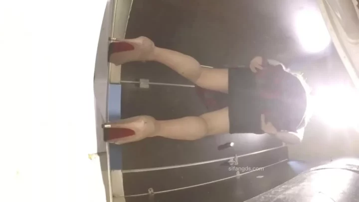 トイレで魅せる赤下着の美女！禁断の放尿隠し撮り のスクリーンショット 2