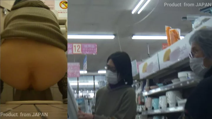 女子トイレ盗撮！パンチラからの丸見えお尻に欲情 のスクリーンショット 4