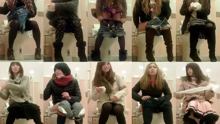 トイレ隠し撮り7連発！見えちゃってるハプニング