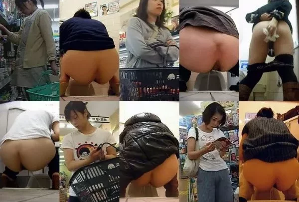 トイレで魅せる！禁断の和式おもらしショー