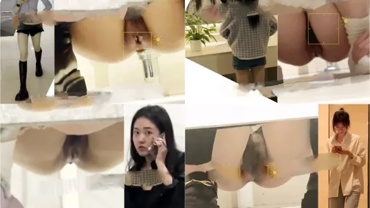 トイレで魅せる跳ねる美尻！隠し撮りされた女神のダンス