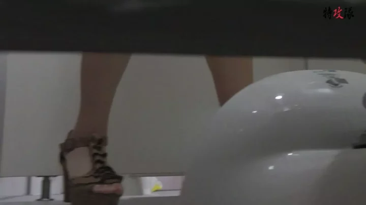 盗撮カメラが捉えた！女子トイレでしゃがむ美少女 のスクリーンショット 1