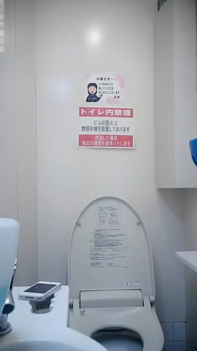 トイレの個室で盗撮！美女の無防備な姿 のスクリーンショット 2