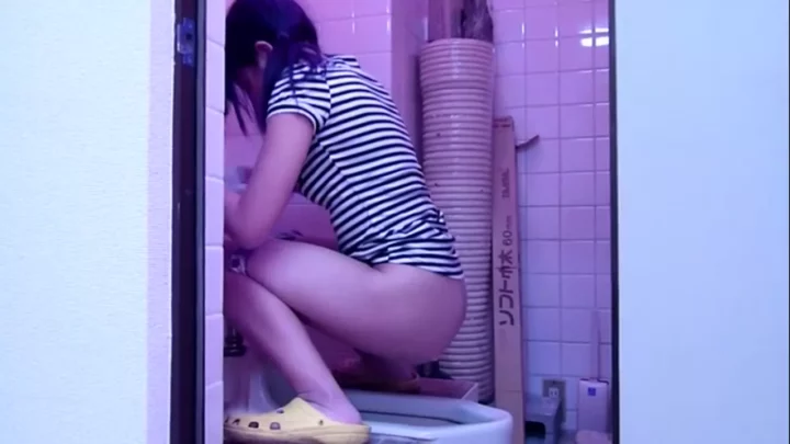 トイレの密室で繰り広げられる禁断の放尿放屁