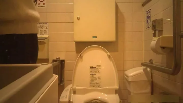 【衝撃映像】デパートの裏側で繰り広げられる秘密のトイレ盗撮 のスクリーンショット 8