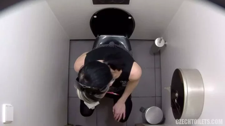 チェコ美人を隠し撮り！トイレの密室で覗き見 のスクリーンショット 10