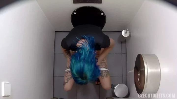 チェコ美人を隠し撮り！トイレの密室で覗き見 のスクリーンショット 14