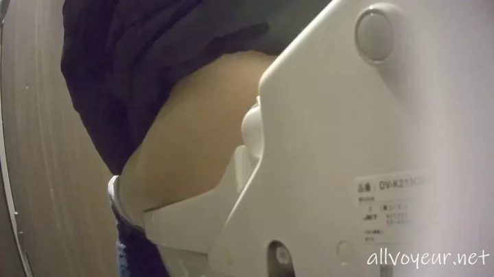 腰を浮かせた瞬間に露わになる二つの穴！女子トイレで放○！ のスクリーンショット 3