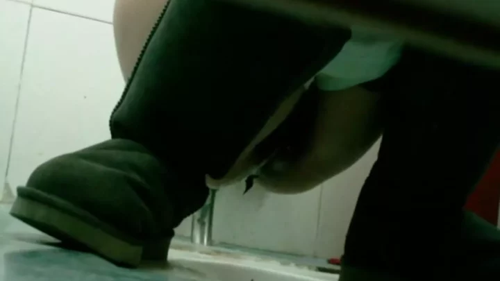 トイレの個室でまさかの遭遇！大胆盗撮Vol.107