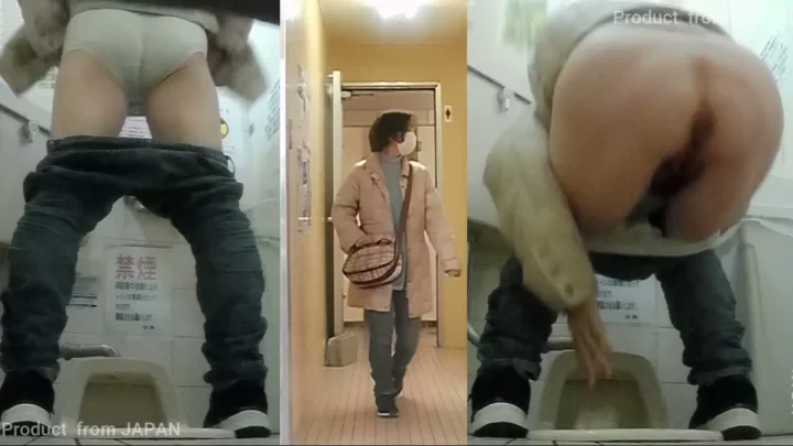 真夏のトイレでハプニング！隠し撮り映像流出 のスクリーンショット 1
