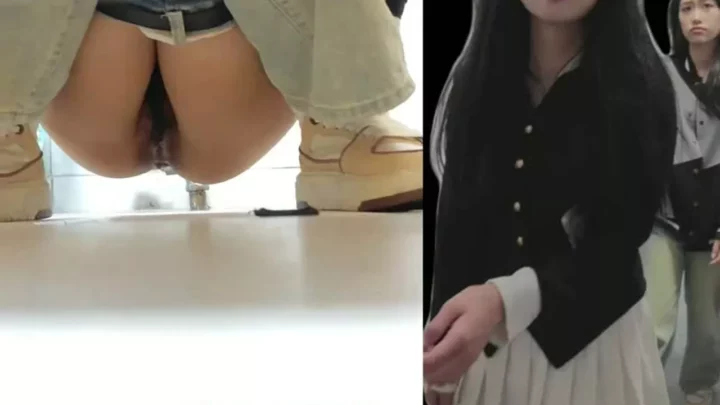 中国の公衆トイレで盗撮！衝撃の密着盗撮映像 のスクリーンショット 5