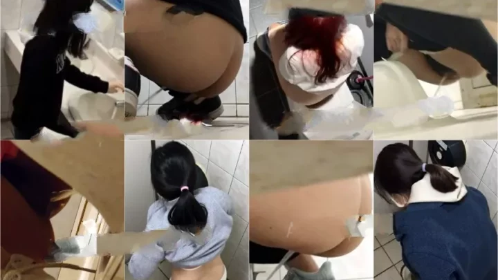 中国トイレ盗撮！大胆露出の美女に興奮が止まらない