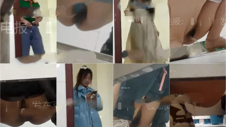 【盗撮】中国の公共トイレで隠し撮り！