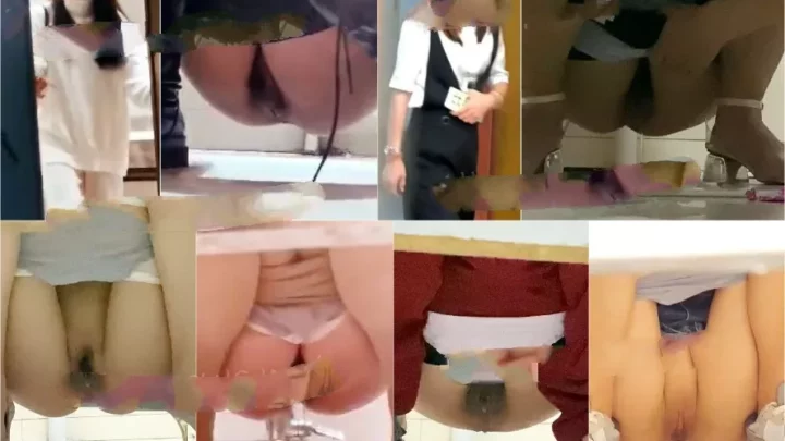 中国の公共トイレで隠し撮り！覗き見された美女のハプニング