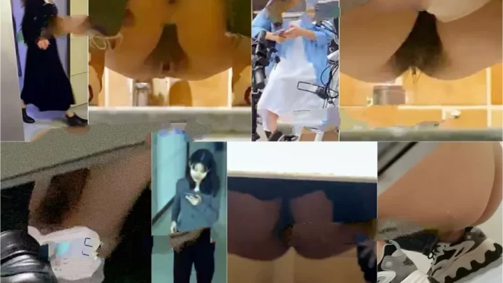 中国の公衆トイレで盗撮！美女の決定的瞬間