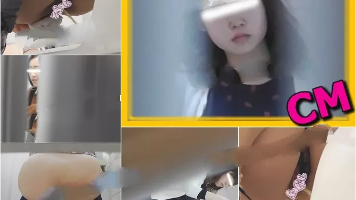 トイレで魅せる淑女たち！CMガールズの秘められた表情