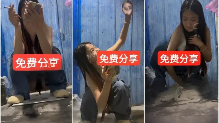 トイレでくつろぐ清楚な美少女、秘密のひととき