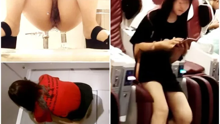 隠し撮り！トイレで魅せる美人モデルの排泄