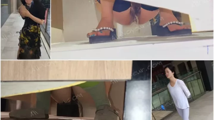 トイレで盗撮!? 美人二人の秘密の瞬間