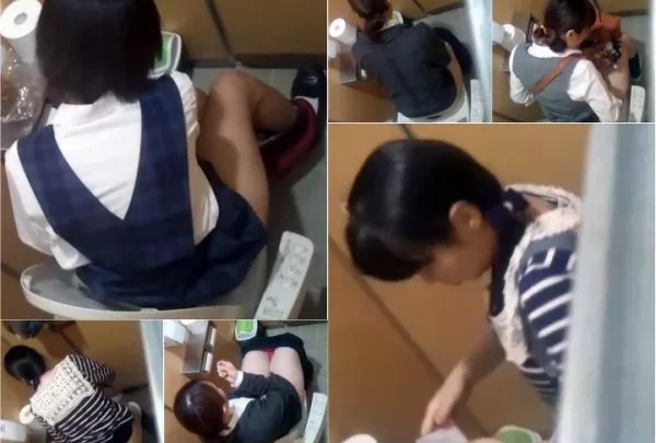 オフィス街のトイレで盗撮!働く女性の秘められた日常