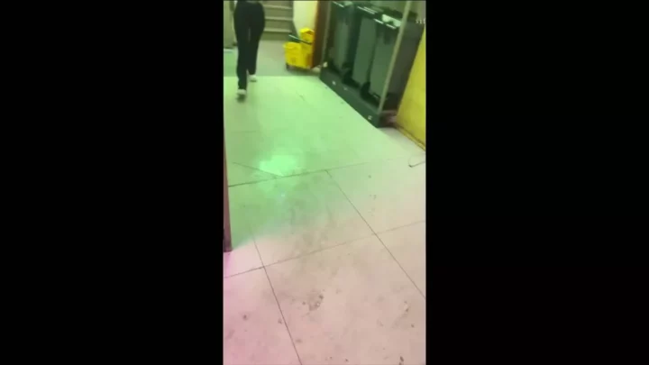 大胆不敵な中国娘！トイレで魅せる丸出しヒップ のスクリーンショット 3