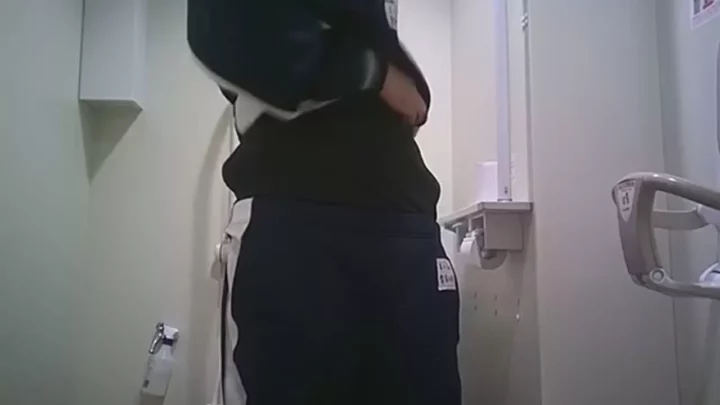 【衝撃】トイレでまさかの展開！彼女の熱い誘惑 のスクリーンショット 4