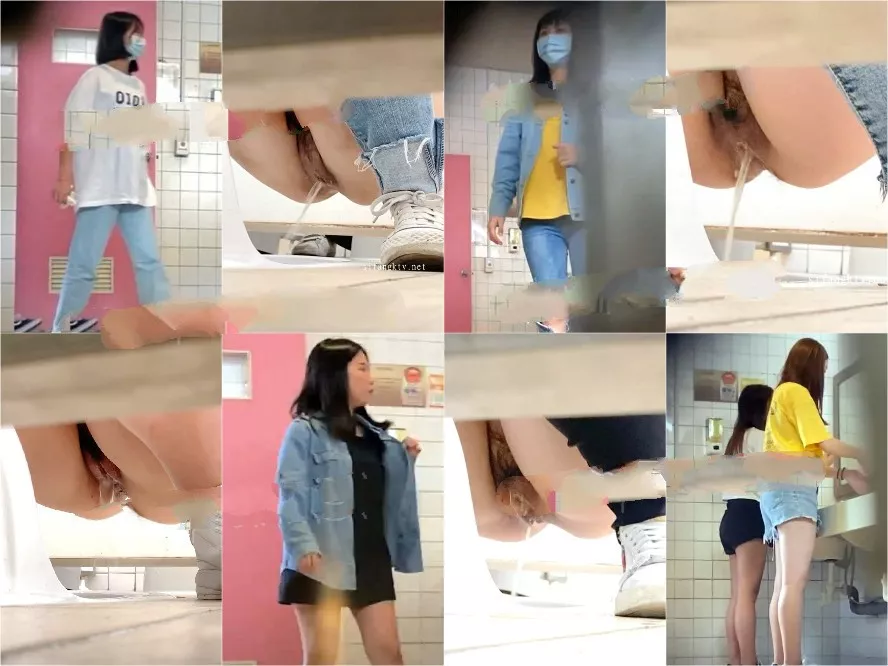 監視カメラが捉えた中国トイレ盗撮！まさかの瞬間