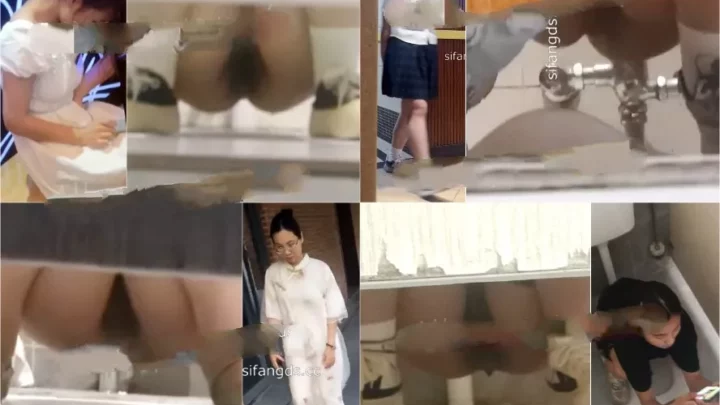 中国のトイレで隠し撮り！大胆な盗撮映像