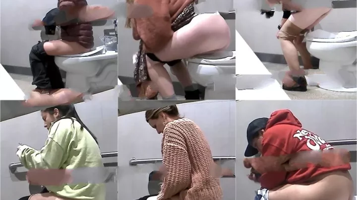 職場トイレ盗撮！油断した女性たちの素顔