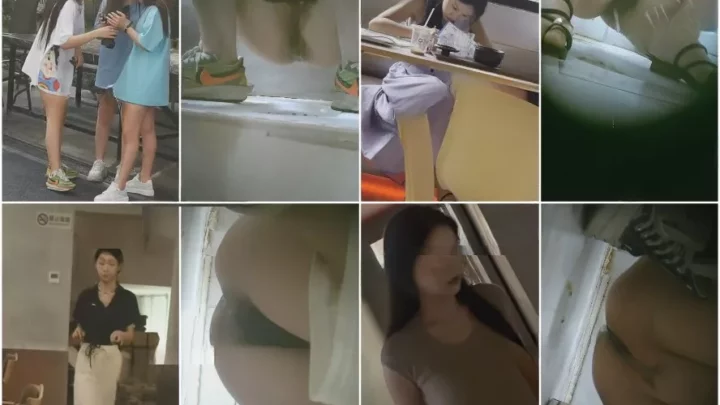 カフェの女性用トイレから流出！隠し撮りされた美女の決定的瞬間